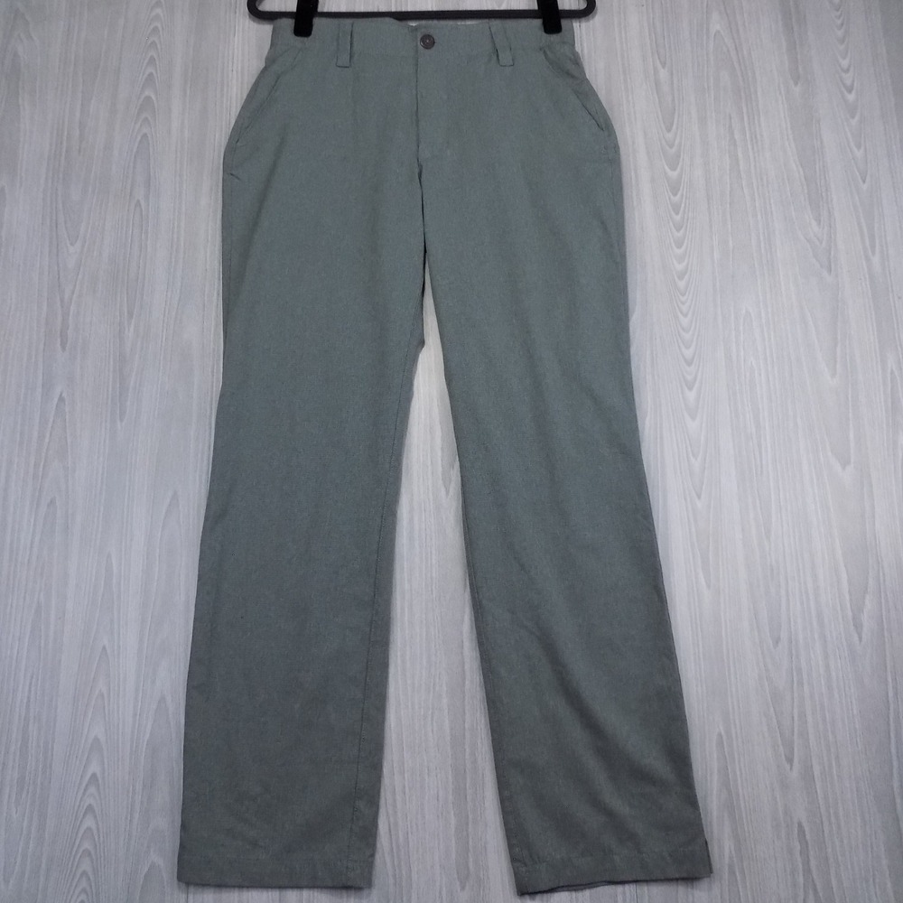 Under Armour Loose Fit Pants Mens 32x32 Gray Performance EUC